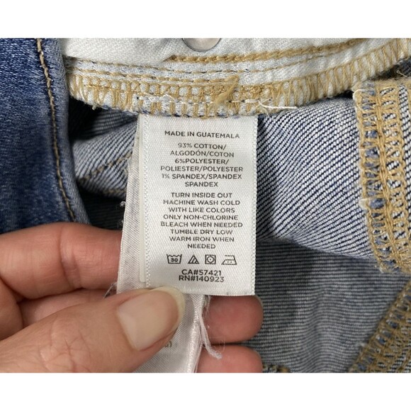 Ann Taylor LOFT Made and Loved Jeans 29 Modern Boot Blue Denim The Kick Crop - Picture 12 of 14